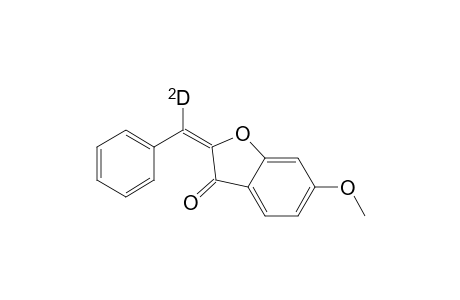 3(2H)-Benzofuranone, 6-methoxy-2-(phenylmethylene-d)-