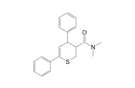 cis-N,N-Dimethyl-4,6-diphenyl-3,4-dihydrothiopyran-3(2H)-carboxamide