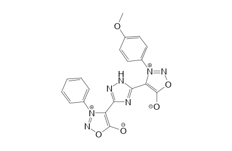 5-[3-(4-Methoxyphenyl)sydnon-4-yl]-3-(3-phenylsydnon-4-yl)-1H-[1,2,4]triazole