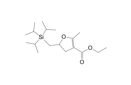 5-Methyl-2-(triisopropylsilylmethyl)-2,3-dihydrofuran-4-carboxylic acid ethyl ester