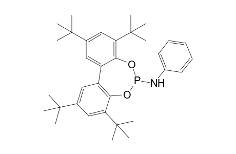 N-(2,4,8,10-Tetra-tert-butyl-dibenz[d,f]{1 ,3,2}dioxaphosphepin-6-yl)-aniline