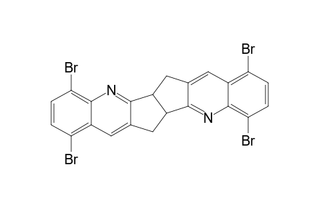 1,4,8,11-Tetrabromo-5b.alpha.,6,12b.alpha.,13-tetrahydropentaleno[1,2-b : 4,5-b']diquinoline