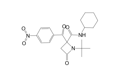 1-(tert-Butyl)-N-cyclohexyl-2-(4-nitrobenzoyl)-4-oxoazetidine-2-carboxamide