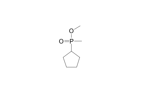 Phosphinoic acid(methyl), cyclopentyl-, methyl ester