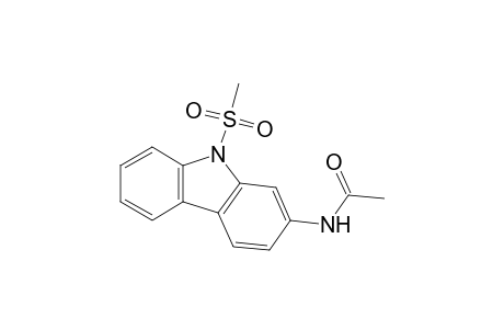 2-acetamido-9-(methylsulfonyl)carbazole