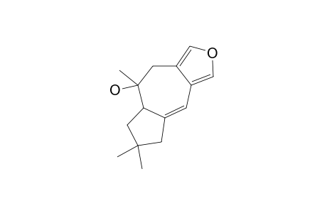 EPI-FUROSCROBICULIN-B;(7ASR,8RS)-5,6,7,7A,8,9-HEXAHYDRO-6,6,8-TRIMETHYLAZULENO-[5,6-C]-FURAN-8-OL