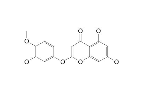 TENUIFLORIN_C;5,7-DIYHDROXY-2-(3-HYDROXY-4-METHOXYPHENOXY)-CHROMONE