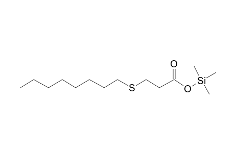 3-(Octylsulfanyl)propanoic acid, trimethylsilyl ester