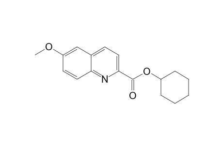 Cyclohexyl 6-methoxyquinoline-2-carboxylate