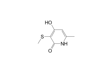 4-Hydroxy-6-methyl-3-(methylthio)-2(1H)-pyridone