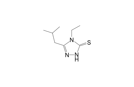4-ethyl-5-isobutyl-2,4-dihydro-3H-1,2,4-triazole-3-thione