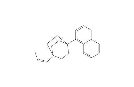 Bicyclo[2.2.2]octane, 1-(1-naphthalenyl)-4-(1-propenyl)-, (Z)-