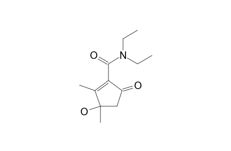 N,N-diethyl-3-hydroxy-5-keto-2,3-dimethyl-cyclopentene-1-carboxamide
