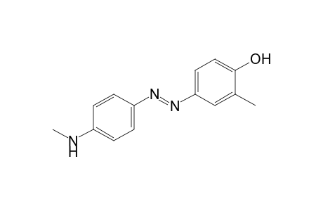 4-{[p-(methylamino)phenyl]azo}-o-cresol