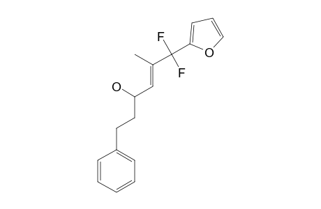 (E)-6,6-DIFLUORO-6-FURYL-5-METHYL-1-PHENYLHEX-4-EN-3-OL