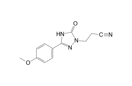 1-(2-cyanoethyl)-3-(p-methoxyphenyl)-deltasquare-1,2,4-triazolin-5-one