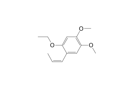 1-Ethoxy-4,5-dimethoxy-2-[(1Z)-1-propenyl]benzene