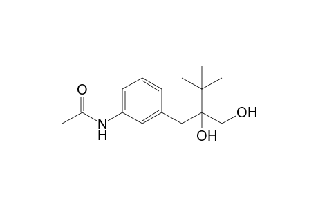 N-{3-[2'-(1",1"-Dimethylethyl)-2',3'-dihydroxypropyl]phenyl}acetamide