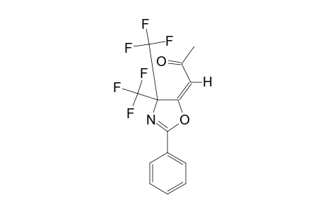 (E)-[2-PHENYL-4,4-BIS-(TRIFLUOROMETHYL)-2-OXAZOLINE-5-YLIDENE]-ACETONE