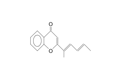 2-(1-Methyl-1,3-pentadienyl)-chromone