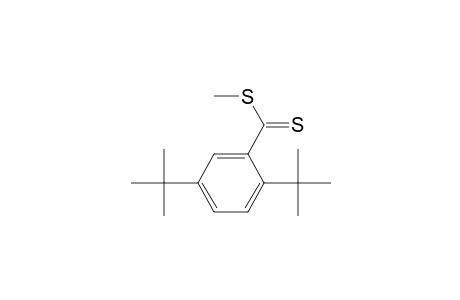 Benzenecarbodithioic acid, 2,5-bis(1,1-dimethylethyl)-, methyl ester