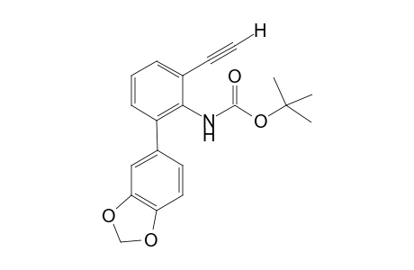 tert-Butyl 6-(3,4-Methylenedioxyphenyl)-2-ethynylphenycarbamate