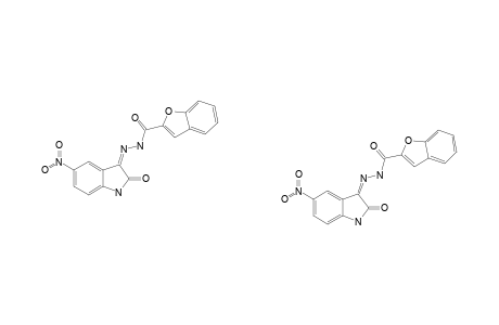 (Z)-N'-(5-NITRO-2-OXOINDOLIN-3-YLIDENE)-BENZOFURAN-2-CARBHYDRAZIDE