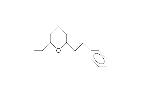 (2S,6S)-(E)-2-(cis-6-Ethyl-tetrahydro-pyran-2-yl)-1-phenyl-ethene