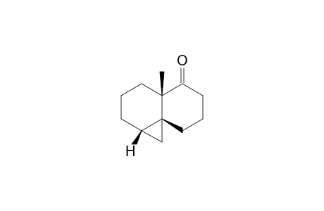 Cyclopropa[d]naphthalen-5(6H)-one, octahydro-4a-methyl-, [1aS-(1a.alpha.,4a.alpha.,8aS*)]-