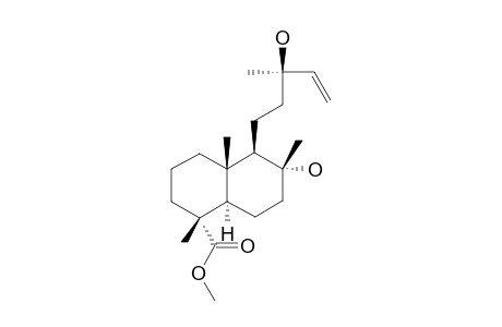 13-BETA-HYDROXY-LABD-14-EN-18-OIC-ACID-METHYLESTER