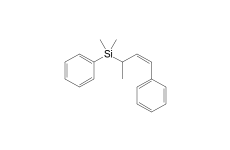 (Z)-3-Dimethyl(phenyl)silyl-1-phenylbut-1-ene