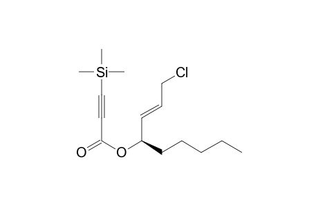 (R)-4'-Chloro-1'-n-pentyl-2'(E)-butenyl trimethylsilyl propynoate