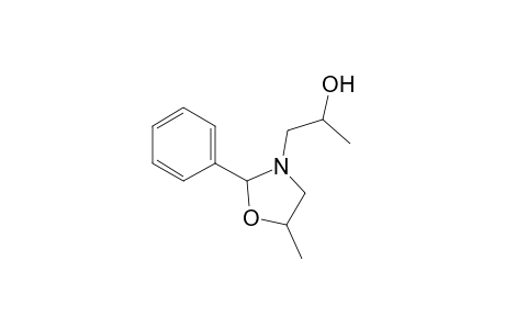 1-(5-Methyl-2-phenyl-1,3-oxazolidin-3-yl)propan-2-ol
