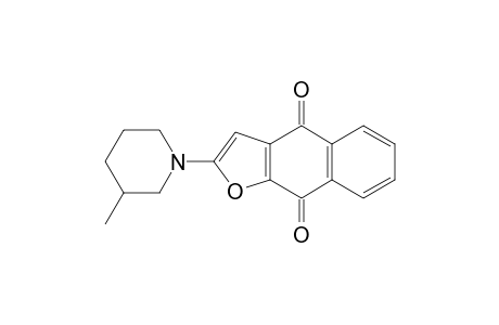 2-(3-methyl-1-piperidinyl)benzo[f]benzofuran-4,9-dione