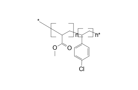 Poly(methyl acrylate-co-p-chlorostyrene)