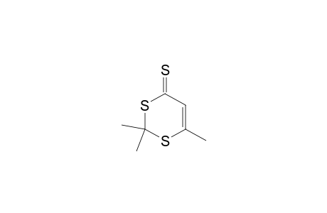 4H-1,3-Dithiin-4-thione, 2,2,6-trimethyl-