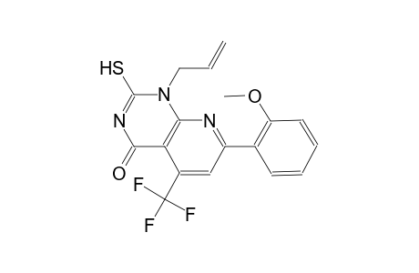 pyrido[2,3-d]pyrimidin-4(1H)-one, 2-mercapto-7-(2-methoxyphenyl)-1-(2-propenyl)-5-(trifluoromethyl)-
