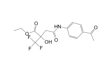 ethyl 4-(4-acetylanilino)-2-hydroxy-4-oxo-2-(trifluoromethyl)butanoate