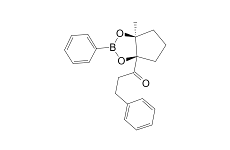1-((3aR,6aS)-6a-Methyl-2-phenyl-tetrahydro-cyclopenta[1,3,2]dioxaborol-3a-yl)-3-phenyl-propan-1-one