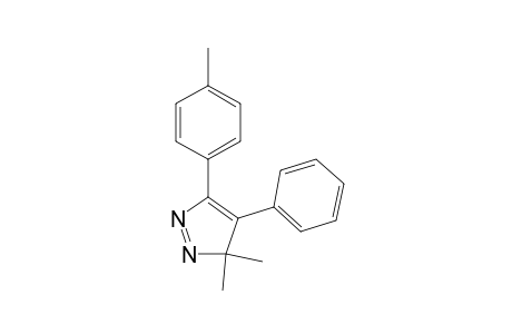 3H-Pyrazole, 3,3-dimethyl-5-(4-methylphenyl)-4-phenyl-