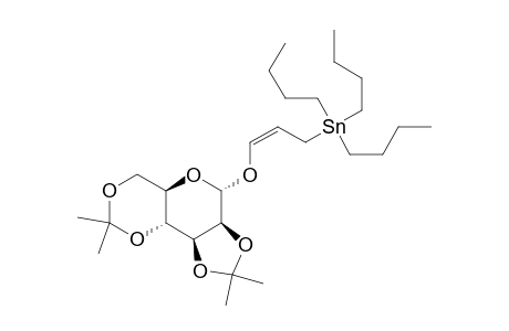 (Z)-1-[(2,3:4,6-Di-O-isopropylidene-.alpha.-D-mannopyranosyl)oxy]-3-(tributylstannyl)prop-1-ene