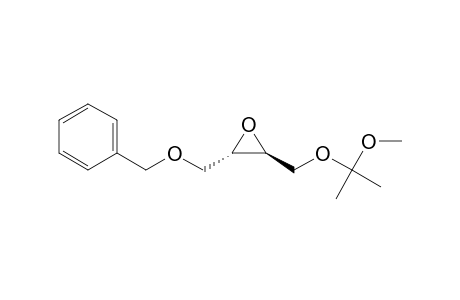 Oxirane, 2-[(1-methoxy-1-methylethoxy)methyl]-3-[(phenylmethoxy)methyl]-, (2S-cis)-