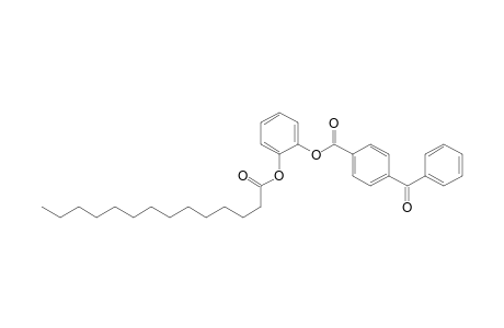 Benzoic acid, 4-benzoyl-, 2-[(1-oxotetradecyl)oxy]phenyl ester