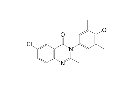 6-CHLORO-3-(4-HYDROXY-3,5-XYLYL)-2-METHYL-4(3H)-QUINAZOLINONE