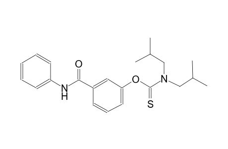 carbamothioic acid, bis(2-methylpropyl)-, O-[3-[(phenylamino)carbonyl]phenyl] ester