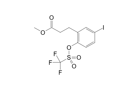 Methyl 3-(5-iodo-2-(((trifluoromethyl)sulfonyl)oxy)phenyl)propanoate