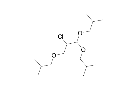 Propionaldehyde, 2-chloro-3-isobutoxy-, diisobutyl acetal