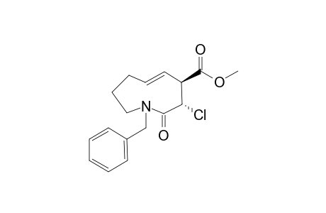 (PS)-(E)-(3S,4S)-N-BENZYL-3-CHLORO-4-METHOXYCARBONYL-2,3,4,7,8,9-HEXAHYDRO-1H-AZONIN-2-ONE
