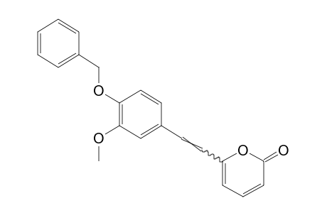 6-[4-(BENZYLOXY)-3-METHOXYSTYRYL]-2H-PYRAN-2-ONE
