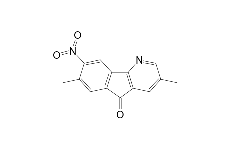 3,7-dimethyl-8-nitroindeno[3,2-b]pyridin-5-one
